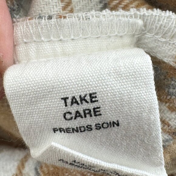 Avec Les Filles Women's Plaid Button-Up Jacket Size Small Polyester Wool Blend - Picture 4 of 6